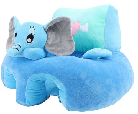 LUCKDANO Silla para Sentarse para Bebés, Asiento para Sentarse, sofá de Apoyo para Bebés con Diseño de Animales Suaves, Base Antideslizante para Jugar a la Hora de Comer