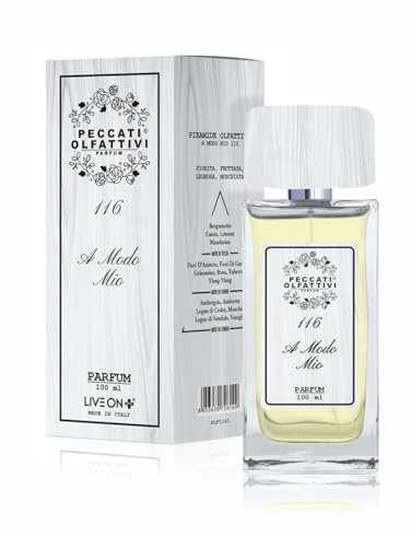 Peccati Olfattivi N.116 Profumo Donna Equivalente My Way - Dupe Profumo Femminile Persistente con 30% di Essenza Pura, Fragranza Simile All'Originale con Lunga Durata e Resistente 100 ml Parfum