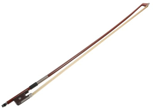 COMPUKAS Ausgewogener Violoncellobogen aus Brasilianischem Holz mit Pferdehaaren Komfortabler Cellobogen für Anfänger und Schüler zum Üben und Musizieren