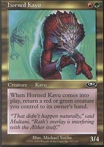 Magic The Gathering – Horned KAVU Cornuto – Planeshift