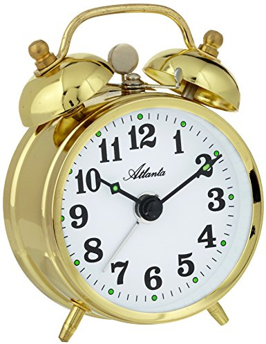 Atlanta Mech. Wecker Analog Gold 1068-9