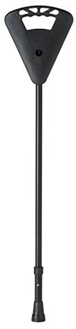 activera Flipstick Sitzstock Wanderstock mit Sitz schwarz höhenverstellbar von 87-91cm