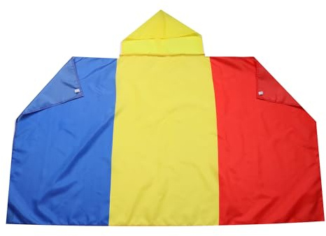 AZ FLAG Capa Rumania 150x90 cm Rumana Poliéster Ligero | Uso interior Capa de aficionado România bordes cosidos y acabado ligero