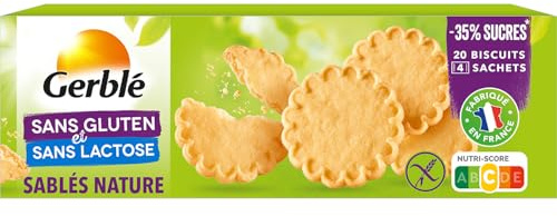 Arenado Arenado Naturaleza – Sin Gluten y Sin Lactosa – Galletas sencillas y gourmands para llevar, sin aceite de palma, 20 Gualletas, 120 g