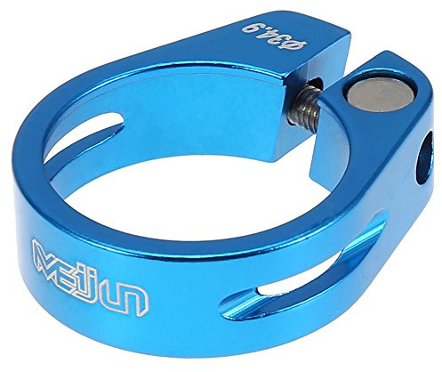 Fahrradsattelklemme 34,9Mm Schnellspanner Blau