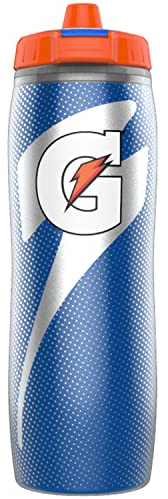 Gatorade Insulated Squeeze Bottle, 30oz, Royal Blue, BPA Free, Double-Wall Insulation