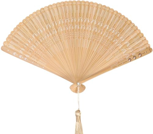 Sauna Fächer Hochzeit: Fecher Damen Festival Outfit, HandfäCher Klein Chinesischer/Japanischer Handheld Fan für Frauen MäNner Mädchen Wanddekoration Party Geschenke