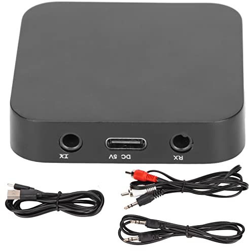 Bluetooth 5.0-sändarmottagare, Trådlös Ljud Bluetooth-adapter Multifunktion 2 i 1 Trådlös Bluetooth-adapter för TV CD-spelare MP3