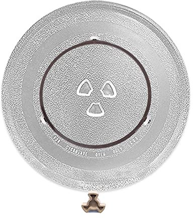 WORDFUN Mikrowelle Drehteller Glasteller Y-Typ Mikrowellenteller Universally Mikrowelle Glases Drehscheibe Ersatz Mit Drehtellerring Und Unterstützung, Für Klein Groß Mikrowellen