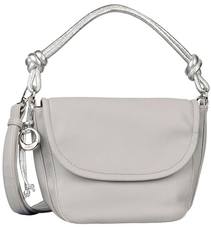 Gabor bags Laria Damen Überschlagtasche Umhängetasche Klein Grau