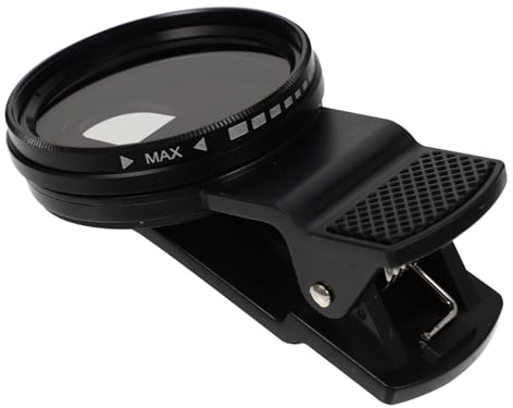 BESTonZON 37mm Nd2-400 Telefon Kamerafilter Clip Objektivfilter Mit Abdeckung Und Tasche Für Smartphone Fotografie Bei Bewegungen