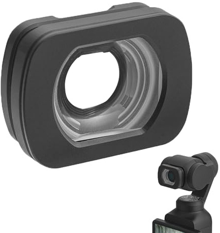 CERFFOOL Objectif grand angle magnétique pour DJI Osmo Pocket 3 en alliage d'aluminium et verre optique grand angle pour photos FOV à 112° pour accessoires de caméra d'action