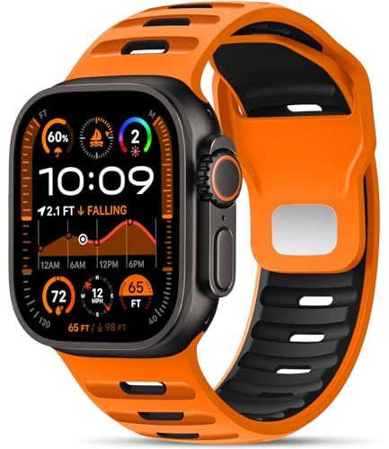 Higgs Silikonarmband kompatibla med Apple Watch armband 44 mm Ultra3/2/1 49 mm 46 mm 45 mm 42 mm Man, mjuk silikonsport för iWatch Series 11 SE 10 9 8 7 6 5 4 3 2 1