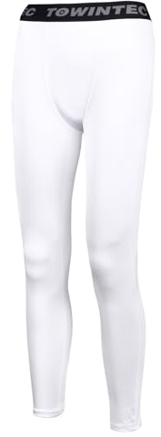 Towintec Pantalones de compresión para niños Deportes Capa Base Jóvenes Entrenamiento Baloncesto Atlética Mallas de Compresion Transpirable Termicas Pantalones Ajustados para Baloncesto Fútbol