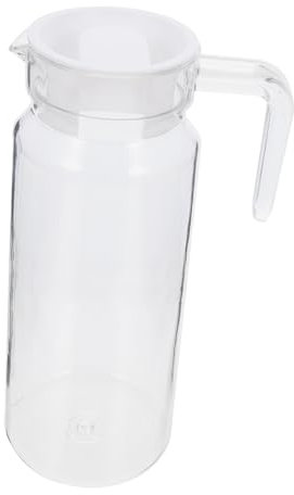 CATIEBYE Household Jug Capacity Beverage Serving Pitcher Elegant Design Break-Resistant for Juices Water and Drinks Storage