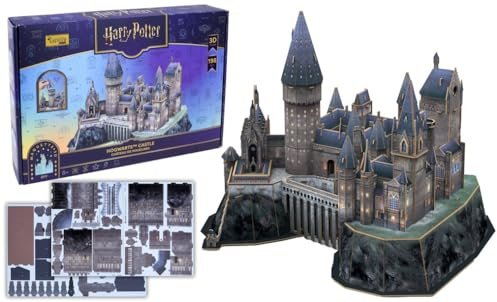 EXPLORA - Schloss Hogwarts - Offizielle Harry Potter Lizenz - 3D Puzzles - 540302-197 Teile - Kein Kleber oder Schere - Baukasten - Geschenk - Modell - Ab 8 Jahren