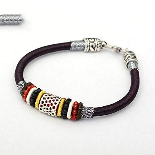 Gewebtes Armband, handgestritztes tibetisches Seil Handseil ethnischer Stil Chinesisches Knoten gewebt