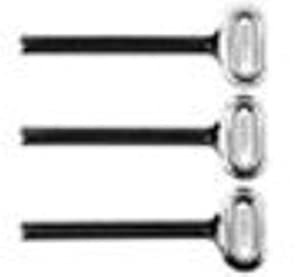 Spremi tubo - 3 pezzi- acciaio inox - lunghezza 8 cm
