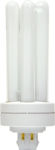 GELIL GE CFL Tube Light Bulb, T4 Light Bulb, 42 Watt, G24Q-4 4-Pin Base, Warm White (10 Pack)