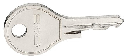 CWS Ersatzschlüssel - Schließung 1D1 bis 1D560 - Nachschlüssel - Zusatzschlüssel - für Seifenspender,Handtuchspender,etc. - Schließung 1D9