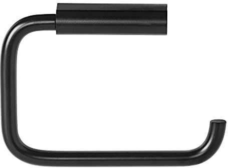 blomus WC-Rollenhalter MODO | Stahl titanbeschichtet | Farbe Black | minimalistisches Design