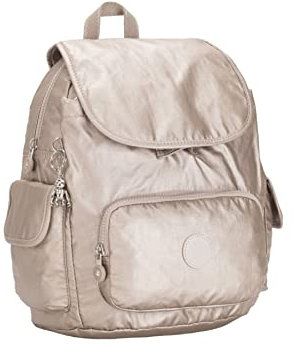 Kipling City Pack S Mochila Pequeña, Talla única, Metallic Glow