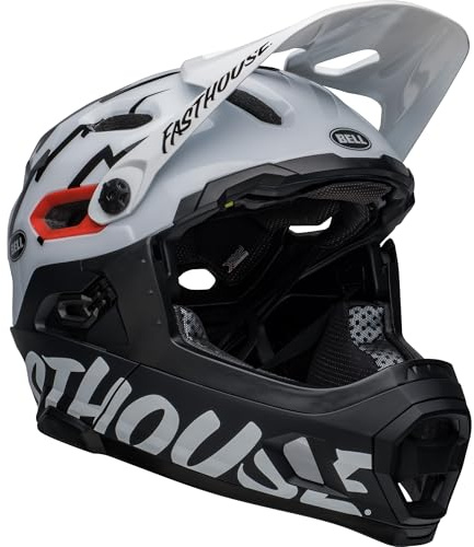 Bell Bike SUPER DH Spherical Helme Matte/Gloss Black/White Fasth. S