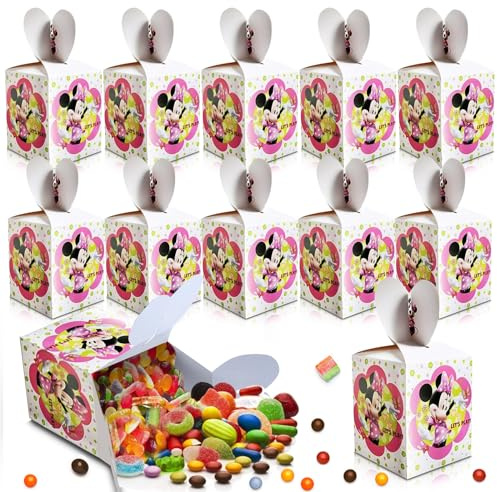 24 Stück Party Schachteln, Party Schachteln Partytüten, Party Boxes,Kindergeburtstag Gastgeschenke Tüten Tasche Party Bags, adventskalender tüten