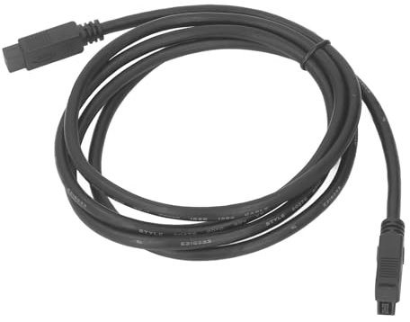 VBESTLIFE IEEE1394 Firewire DV-Kabel, 9-polig auf 9-polig, Stecker auf Stecker, DV-Kabel, Firewire IEEE1394-Kabel für Computer, Laptop, PC zu Camcorder, 1,9 M