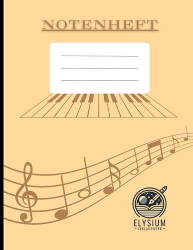 Notenheft für Musiker: Perfektes Musiktagebuch für Ihre Kompositionen: Leeres Notenbuch für Musiknoten, Kompositionen und Musikunterricht - 100 ... und Meisterwerke: Notenhefte für Musiker)