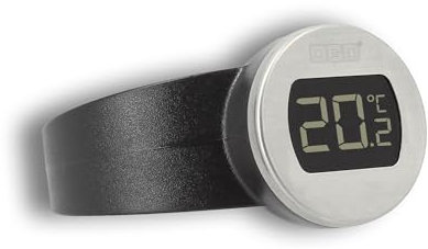 OGO Living 7911236 - Termómetro digital para vino de acero inoxidable