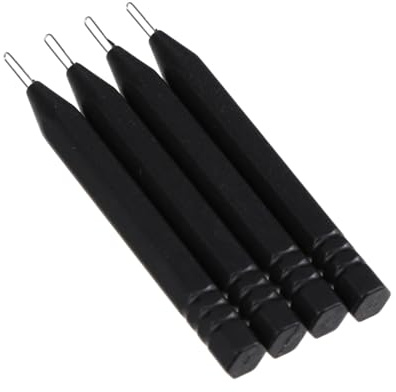 GARVALON 4 Stück Reinigungsset Für Hörgeräte Edelstahl Ohrpassstück Reiniger Mit Langlebigem Abs Material Effektives Reinigungsmittel Für Hygiene Für Pflege Von Hörgeräten