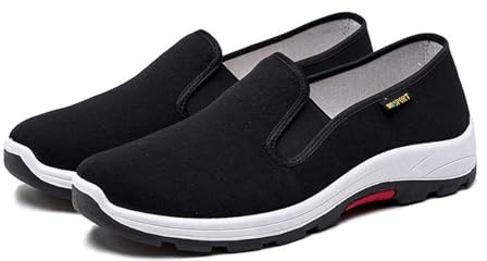 Yummsion Zapatillas de Estilo Chino Kung Fu,Kung Fu Tai Chi Zapatos Artes Marciales,Zapatillas Lona Hombre,Tradicional Hecho a Mano,luz,para Artes Marciales,Tai Chi,Wing Chun,Artes Marciales
