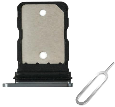 Cemobile SIM Card Tray Slot Holder Replacement for Google Pixel 7 Pro 6.7 with Waterproof Rubber Seal Ring & Open Eject Pin (Obsidian/Black)