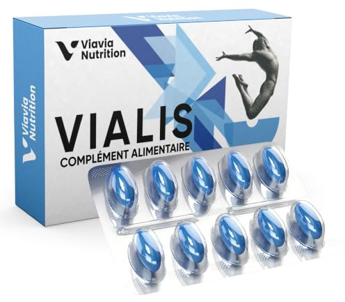 VIALIS x 30 Gélules Bleues – Complexe naturel pour hommes actifs