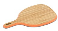 Pebbly NBA062 - Tabla con mango (bambú, 29 x 16 x 2 cm), color beige