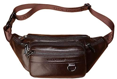 Sac Banane en Cuir pour Hommes et Femmes, Voyage en Plein air, Marche, randonnée, Camping, Pochette pour téléphone, Portefeuille, Sac à Dos décontracté