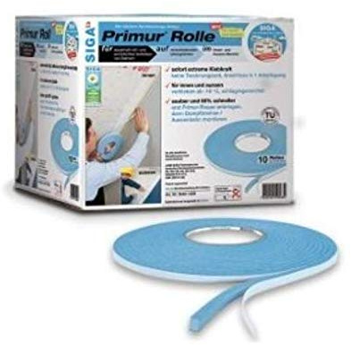 10 Stück Siga Primur Rolle Hochleistungs-Klebemasse 12 mm x 8 m