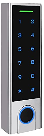 Gelikom COW1 RFID-, Finger- & PIN Codeschloss (1 Relais + Wiegand) (Codeschloss + Sboard + 5 RFID KeyFobs)