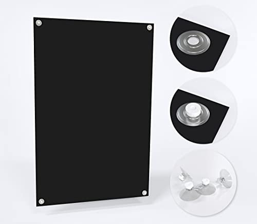 ALOHA Dachfenster Rollo Verdunkelungsrollo Dachfensterrollo für VELUX Dachfenster Thermorollo ohne Bohren mit Saugnäpfen (Schwarz / F04 / 48cm x 73cm)