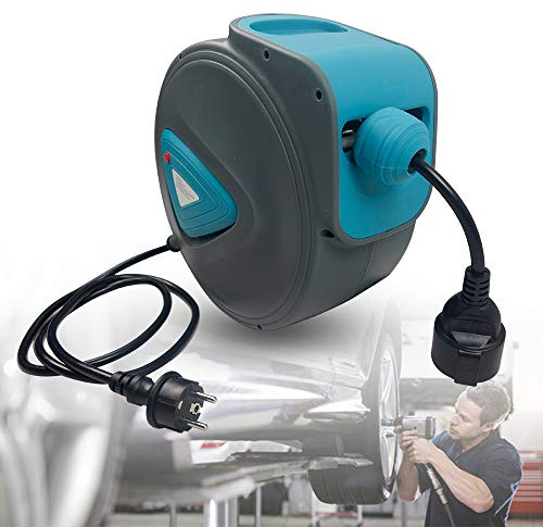ACXIN Avvolgicavo automatico da 20 m, supporto da parete rotante a 180°, avvolgicavo di alta qualità e durevole con cavo