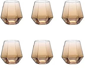 Wassergläser Gläser Set Zuhause Wohnzimmer Trinkwasser Tassen Familie Gastfreundschaft Hitzebeständige Teetassen Trinkglas (Color : 07)