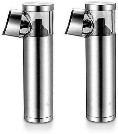 RWRAPS Set macinapepe Elettrico Professionale Macinapepe e macinapepe alimentati a Batteria Granulometria Regolabile ad Alta capacità con LED