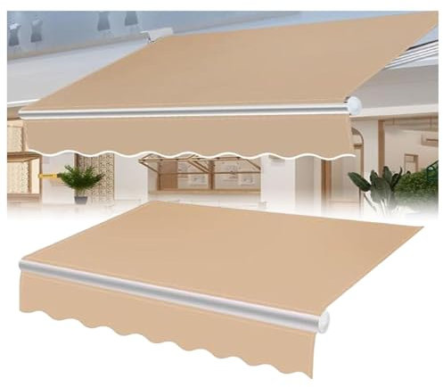 ZFUCMAYL Ersatzteile for Einziehbare Markisen, Ersatzstoff for Markisen, Nur Stoff, Markisenüberdachung for Die Terrasse Im Freien for Fenster, Türen, Autos, Seitendecks(19.7x11.5ft)