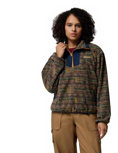 Columbia Sequoia Grove Printed Half Zip Pull Over in Pile Donna (Pacco da 1)