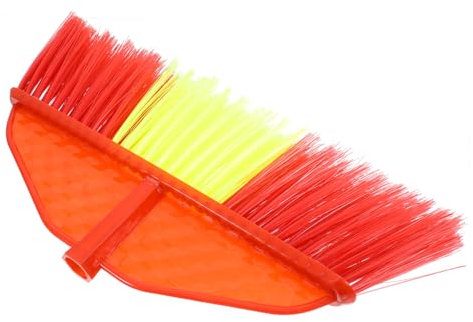ABOOFAN Plastic Broom Head Soft Bristles Sweep Brush for Floor Cleaning Home Office