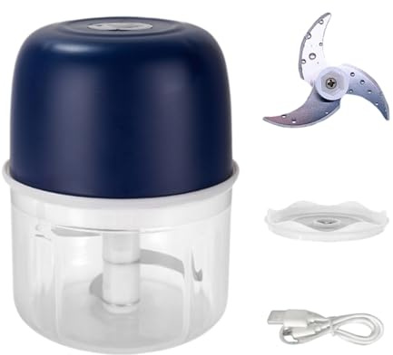 Sucritude Picadora Eléctrica De Ajos,Triturador De Ajo Potente | Automática Multifuncional Portátil e Inalámbrica para Cocinar Verduras, Cebolla, Jengibre y Comida para Bebés
