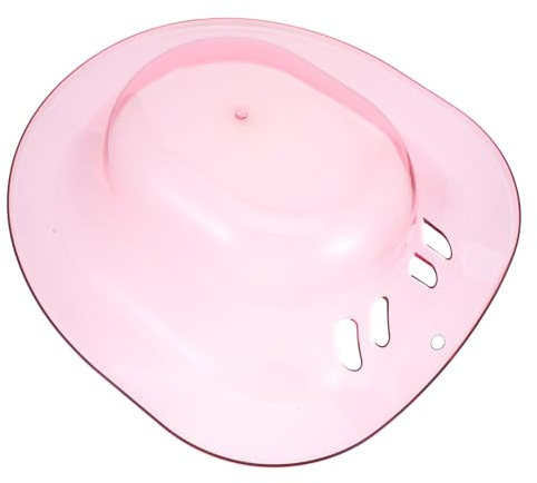 Mikinona Sitzbadewanne für Schwangere Sitzbad für Toilettensitz Überlauf Design Robuste und Geräumige Konstruktion für Körperpflege Pinke Farbe