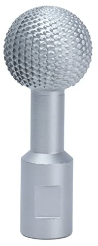 Lime rotative, fraise rotative sphérique, tête de meulage à bille, foret en acier au carbone pour sculpture sur bois, pour meuleuse d'angle, travail des métaux, fabrication (10 mm)