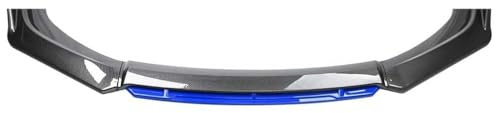 LIMIMIKAIXIN Coche Alerón Delantero para Ford Tourneo Courier 2014-2023, Spoiler Frontal Labio Difusor ABS Divisor de Parachoques Kit Carrocería Accesorios,D-Carbon Fiber Blue